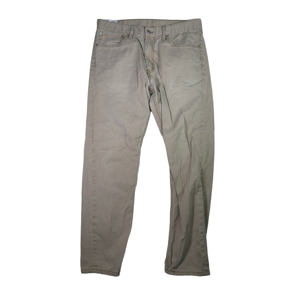 Levi's 508 Jeans Mens 36x32 Beige Regular Fit Straight Leg Cotton Casual Pants